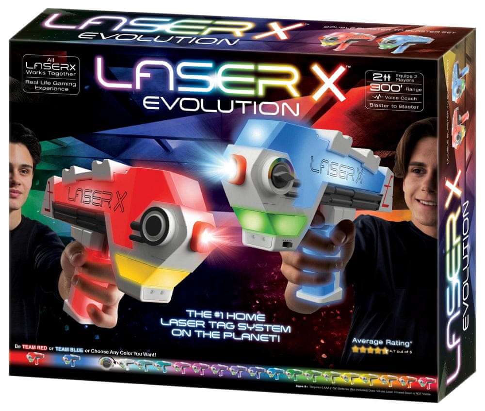 Laser X Evolution double blaster set pre 2 hráčov